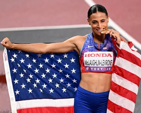 Sydney McLaughlin-Levrone clocks fastest women’s 400m in four decades to claim gold medal