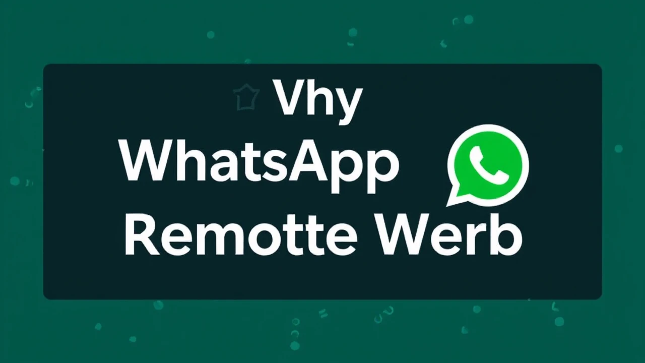A Comprehensive Overview about Why WhatsApp Web is a Game-Changer for Remote Work