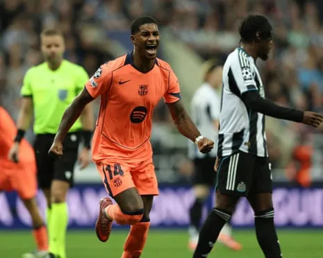 Marcus Rashford's Brace Quiets The Magpies' Party and Seals Barcelona's Triumph