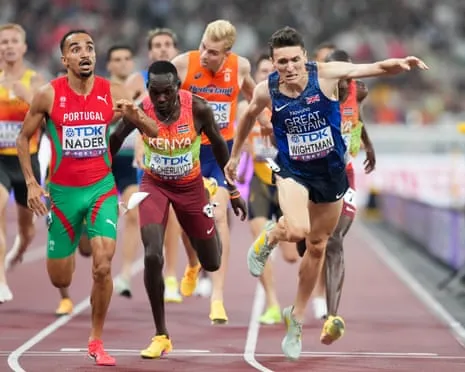 Great Britain's Wightman Denied Gold as Portuguese Isaac Nader Wins Stunning 1500m Title