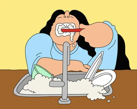 Must Our Housemate Stop Brushing Her Teeth at the Kitchen Sink?