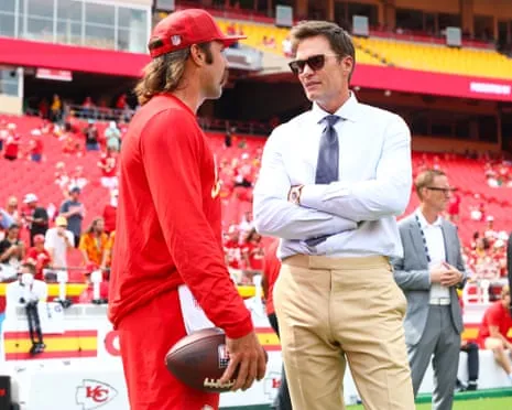 The NFL legend sparks social media outrage following appearing in Raiders coaching booth