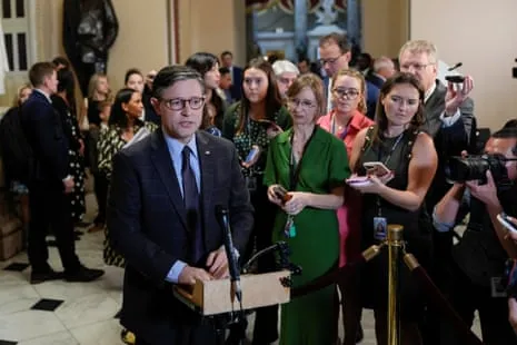 Congress Approves Spending Measure as Opposition Protest Medical Cuts: “We Don’t Work For Trump”