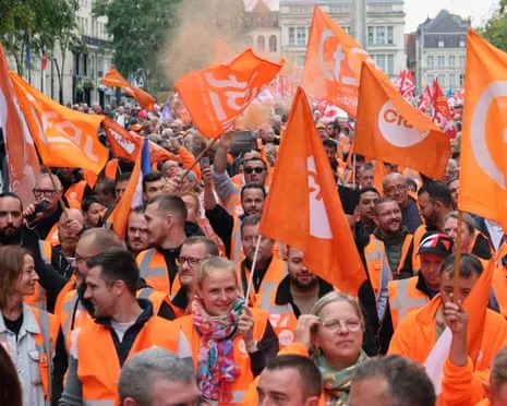 France-Wide Strike Demonstrations Draws Vast Numbers Taking to the Streets Across France